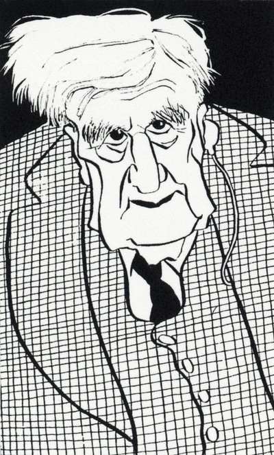 Ralph Vaughan Williams - caricature - John Minnion