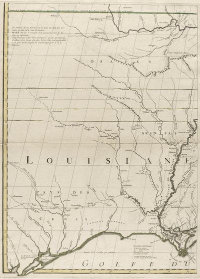 Carte des dominions britanniques et français en Amérique, 1756 - John Mitchell