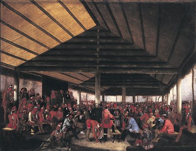 Conseil international des Indiens (tenu à Tallequah, Territoire indien, en 1843) - John Mix Stanley