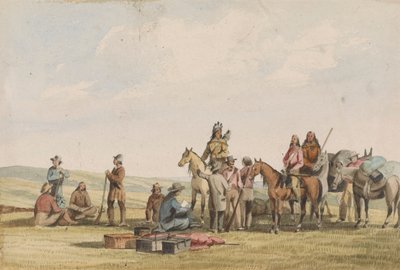 Lieut. Crovers Despatch - Retour du gouverneur Stevens à Fort Benton - John Mix Stanley