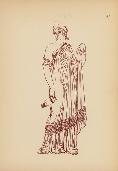 Costume féminin grec ancien - John Moyr Smith