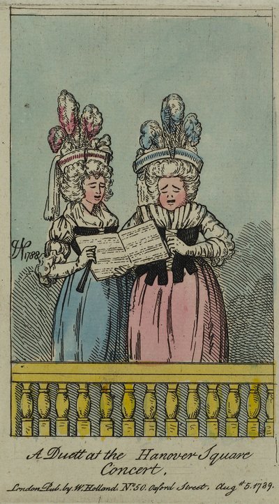 Un duo au concert de Hanover Square, 1788 - John Nixon