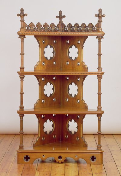 Coin gothique sculpté et doré, c.1860 - John Pollard Seddon