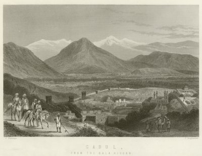 Kaboul, depuis le Bala Hissar - John Ramage