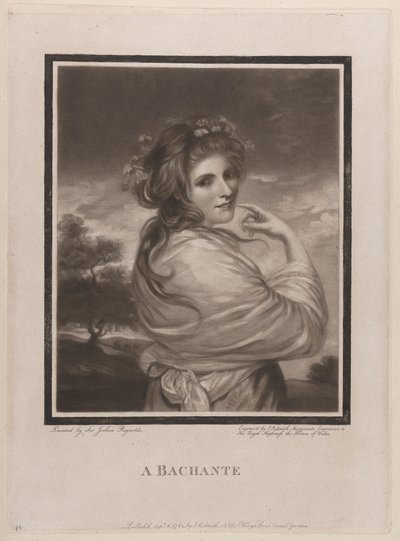 Une bacchante (Emma Hart, plus tard Lady Hamilton) - John Raphael Smith