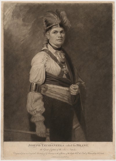 Joseph Tayadaneega dit Brant, le grand capitaine des Six Nations - John Raphael Smith