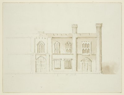 Plan de M. Garrard pour les bâtiments municipaux proposés à Queen Square - John Reverend Eden