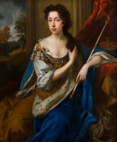 Portrait de la reine Marie II de Modène (1662-1694), vers 1682-91 - John Riley