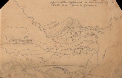 Montée des Apennins à la Rochetta - John Robert Cozens