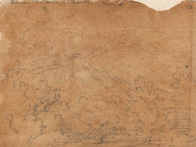 Entre Bolzano et Trente, le 8 juin - John Robert Cozens