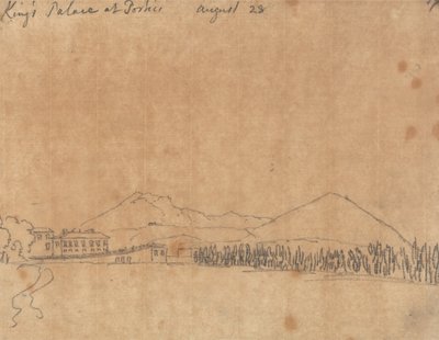 Palais du Roi à Portici, 28 août - John Robert Cozens