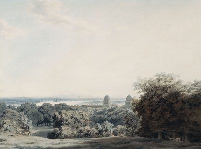 Londres depuis Greenwich Hill - John Robert Cozens