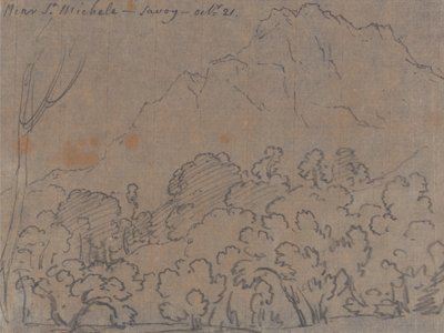 Près de St. Michele, Savoie, 21 octobre - John Robert Cozens