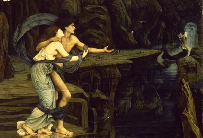 Orphée et Eurydice sur les rives du Styx, 1878 - John Roddam Spencer Stanhope