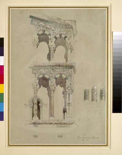 Façade de San Michele in Foro, Lucques (détail) - John Ruskin
