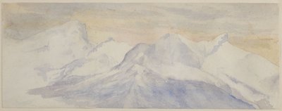 Alpes enneigées - John Ruskin