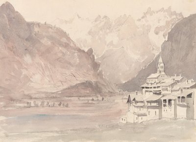 Paysage montagneux suisse - John Ruskin