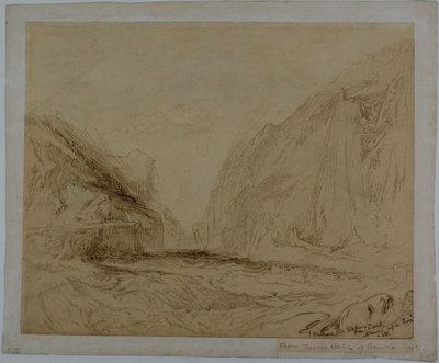 Torrent au Tyrol - John Ruskin