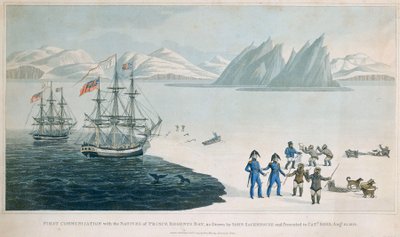 Première communication avec les indigènes de la baie du Prince Régent - John Sackhouse
