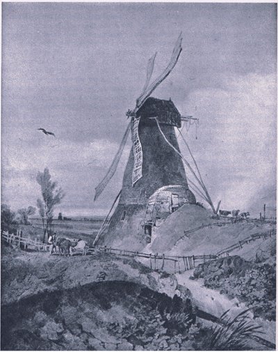 Un moulin à vent dans le Lincolnshire - John Sell Cotman