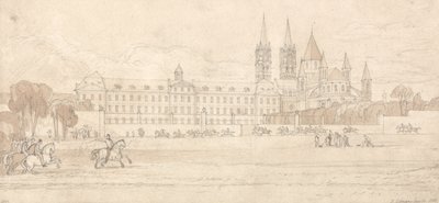 Abbaye Aux Hommes, Caen - John Sell Cotman