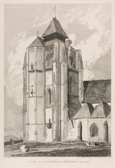 Antiquités architecturales de Normandie (Vol. II), Pl. 66 : Tour de l