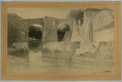 Pont et Vaches, vers 1803-04 - John Sell Cotman