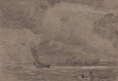 Navire de pêche au large de Yarmouth - John Sell Cotman