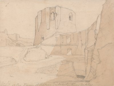 Vue du Donjon de Château Gaillard, près des Andelys, Normandie - John Sell Cotman