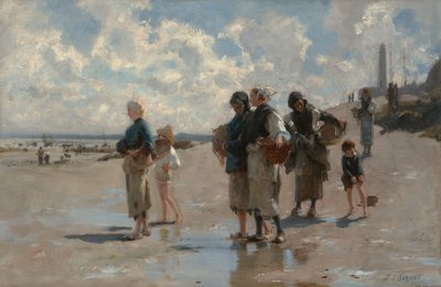 Pêche aux huîtres à Cancale - John Singer Sargent