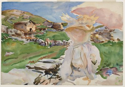 Dans le col du Simplon, 1909 - John Singer Sargent