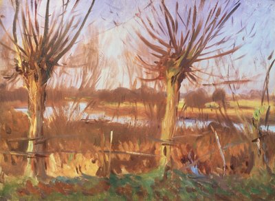 Paysage avec arbres, Calcot-on-the-Thames - John Singer Sargent