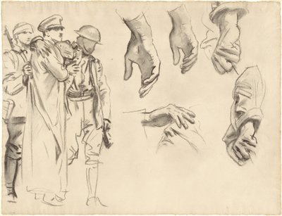 Études pour "Gassed" - John Singer Sargent