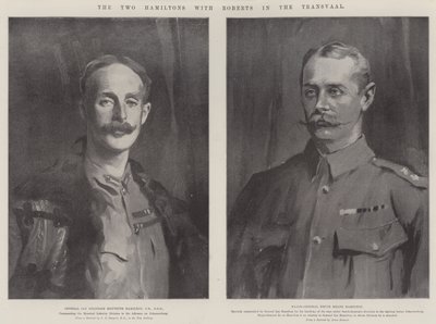 Les deux Hamiltons avec Roberts au Transvaal - John Singer Sargent