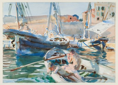 Déchargement de plâtre, vers 1905 - John Singer Sargent