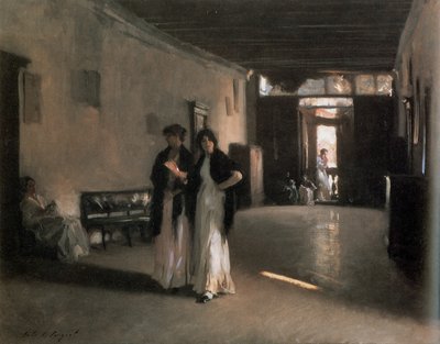 Intérieur vénitien, vers 1880-82 (huile sur toile) - John Singer Sargent