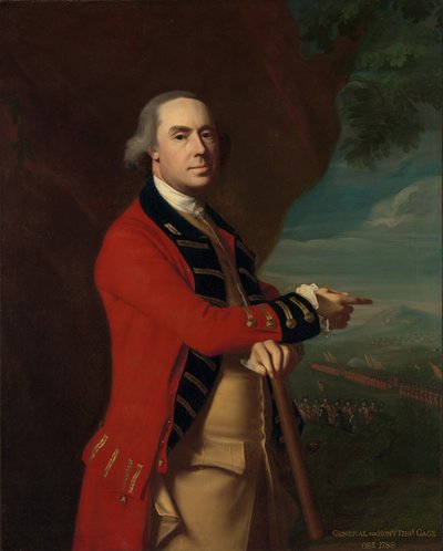 Portrait du général Thomas Gage, c.1768 - John Singleton Copley