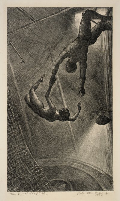 Le saut manqué - John Steuart Curry