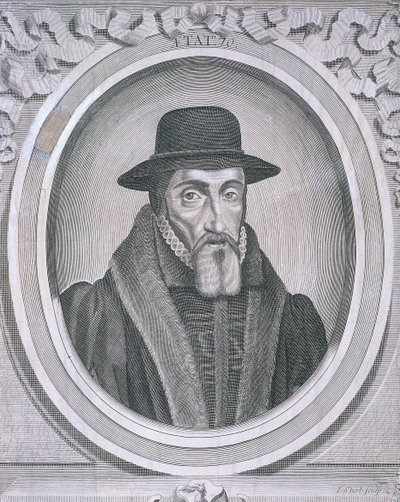 Portrait ovale de John Foxe - John Sturt