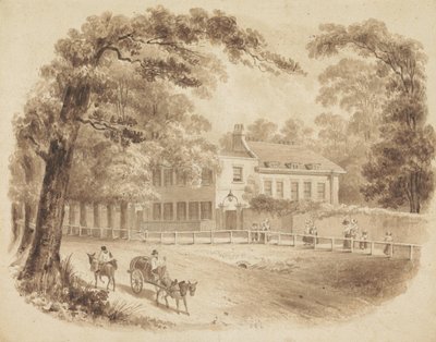 La résidence de George Stevens, F.R.S. - John Thomas Smith