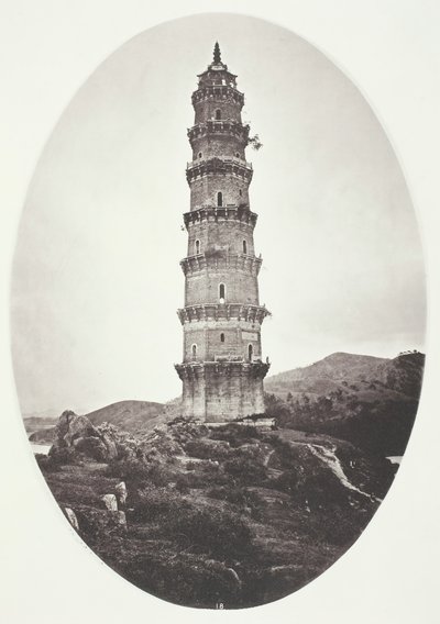 Une pagode près de Chao-Chowfu, vers 1868 - John Thomson