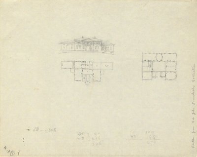 Élévation et plan d