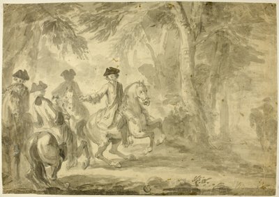 Les coureurs dans le parc - John Vanderbank
