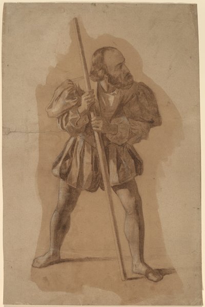 Étude de costume pour la fresque de Colomb, Washington, D.C. - John Vanderlyn