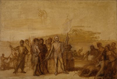 Le débarquement de Christophe Colomb - John Vanderlyn