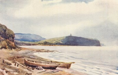 Baie de Kimmeridge (lithographie couleur) - John W.G. Bond