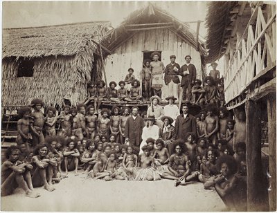 Maison de mission Parimata, Aroma, Nouvelle-Guinée, 1885 - John W. Lindt