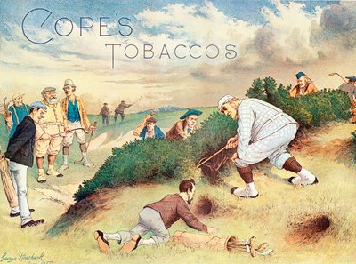Publicité satirique pour les tabacs Cope, vers 1890 - John Wallace