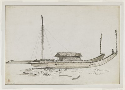 [Dessin complet] Une double pirogue de voyage d