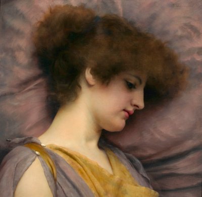 Pensées lointaines, par John William Godward - John William Godward